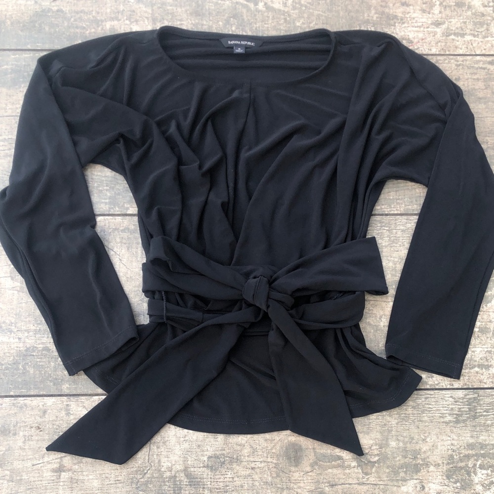 Banana republic Women’s Sash Tie Top